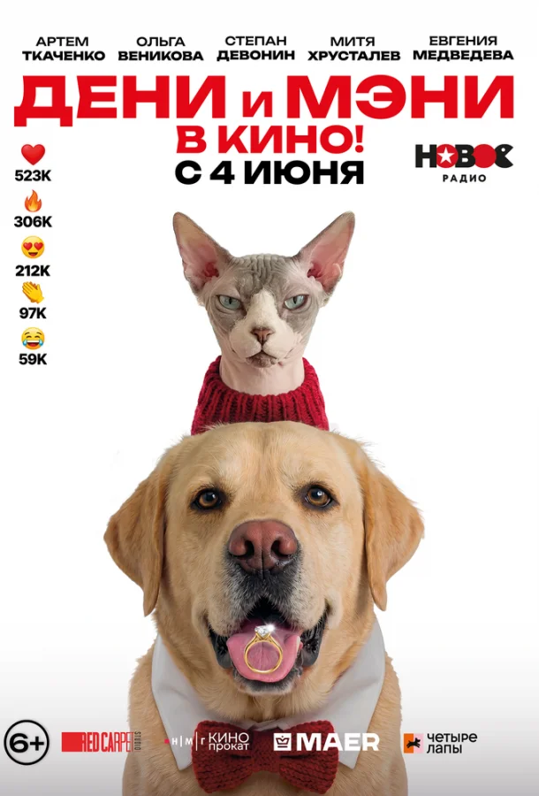 Постер Дени и Мэни в кино!